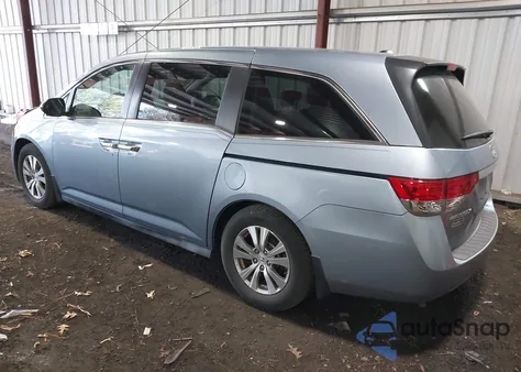 2014 Honda Odyssey Ex-L из США, поврежденный, VIN 5FNRL5H64EB114046